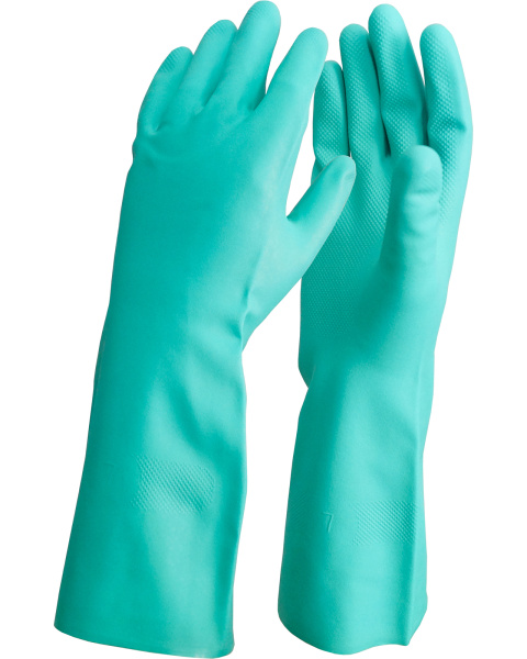 Перчатки нитриловые ПОЛИТЕХ МБС-2, XL, суперпрочные, с х/б напылением.