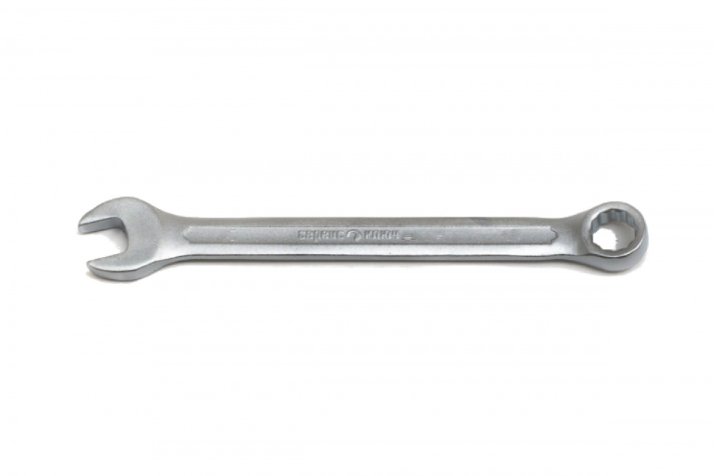 Ключ комбинированный СЕРВИС КЛЮЧ 19 х 19 мм, холодный штамп, Cr-V.