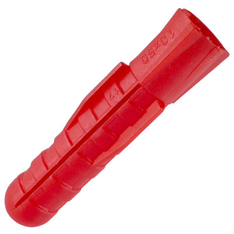 Дюбель пластиковый Т14х70 красный, РосДюбель.