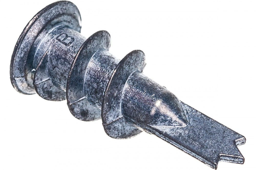 Дюбель-дрива ЗУБР 33 мм, металлический со сверлом, для гипсокартона.
