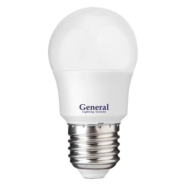 Лампа светодиодная GENERAL 12W E27 4500K, P45, шар.