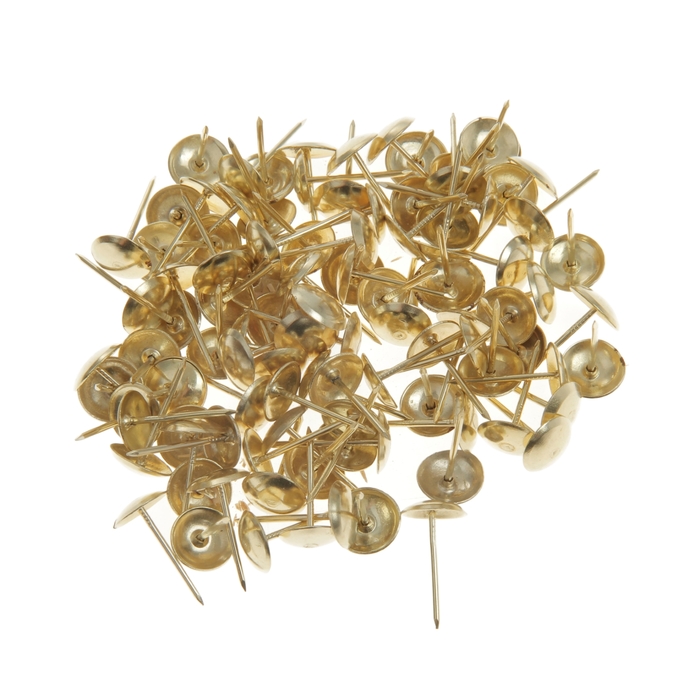 Гвозди декоративные 18,5 х 10 мм золото, КиТаПро.
