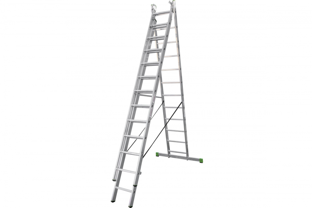 3х12 секционная лестница MOST 3,4/8,9 м, алюминиевая.