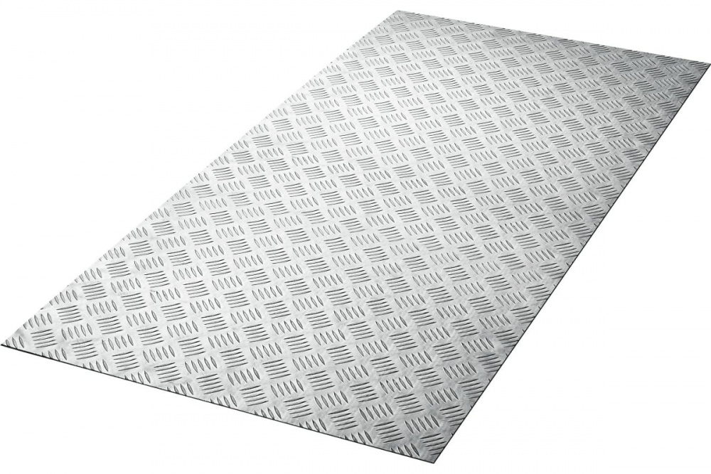 Алюминиевый рифленый лист ЗУБР Квинтет 600х1200 х1.5 мм.