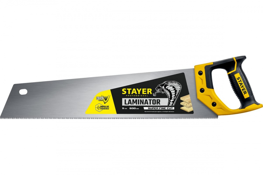 Ножовка многоцелевая STAYER Cobra Laminator 500 мм.