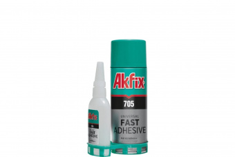 Клей Akfix 705. Набор для экспресс склеивания ( В100  гр + 400 мл )