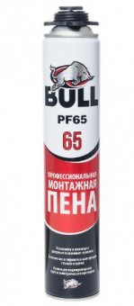 Пена монтажная BULL 65  профессиональная  850 гр