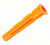 Дюбель пластиковый U  8 х 72 Б оранжевый (500 шт)