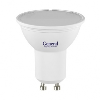 Лампа светодиодная GENERAL  7W GU10 4500K