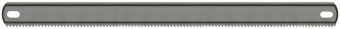 Полотно ножовочное металл/дерево ( 24 TPI / 8 TPI ), каленый зуб, широкое двустороннее, 300х24 мм