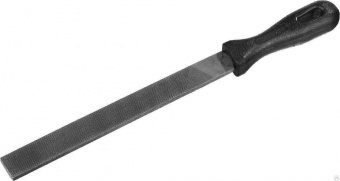 Напильник СИБИН плоский с пластиковой рукояткой, 200 мм