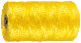 Шпагат STAYER многоцелевой полипропиленовый, d=1,5 мм,желтый, 110 м, 32 кгс, 0,8 ктекс